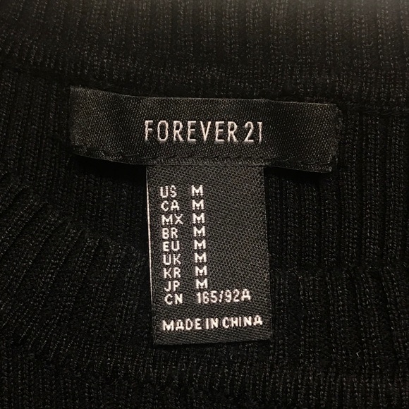 Black Ribbed Long Sleeve - Picture 4 of 4